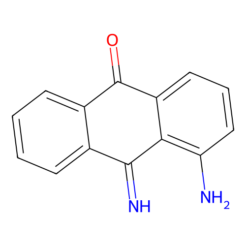 4-amino-10-iminoanthracen-9(10H)-one structure
