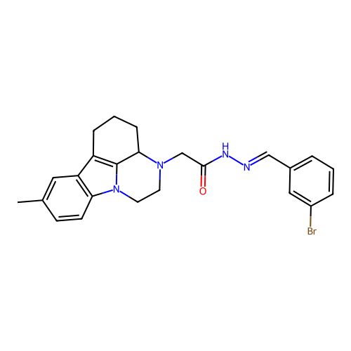 C24H25BrN4O structure