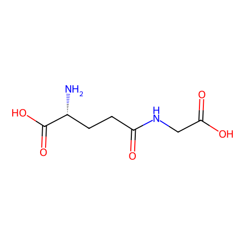 gamma-D-Glutamylglycine structure