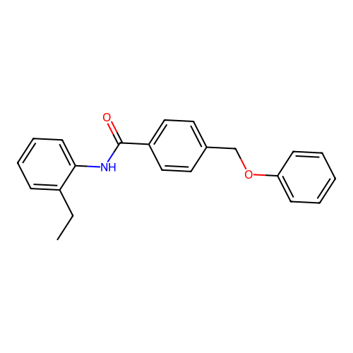 N-(2-ethylphenyl)-4-(phenoxymethyl)benzamide structure