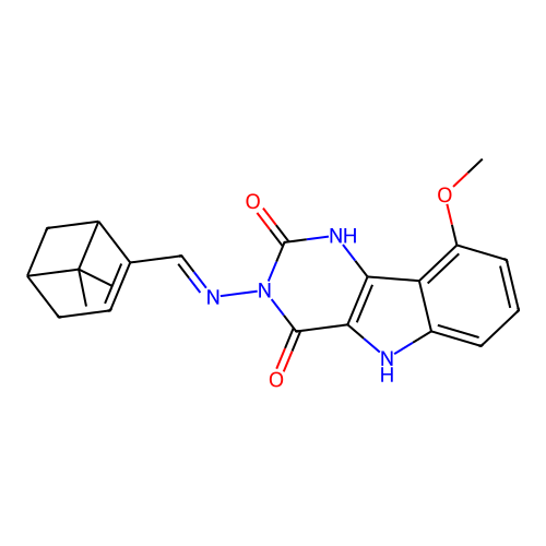 C21H22N4O3 structure