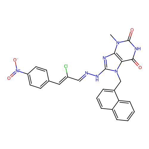 C26H20ClN7O4 structure