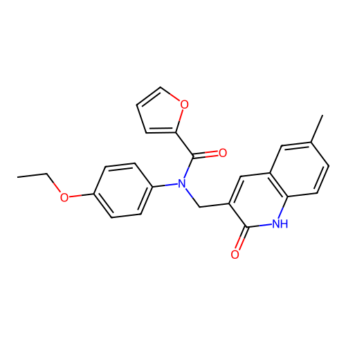 N-(4-ethoxyphenyl)-N-((2-hydroxy-6-methylquinolin-3-yl)methyl)furan-2-carboxamide structure