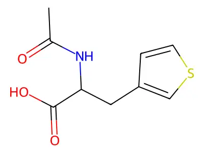 2-Acetamido-3-(thiophen-3-YL)propanoic acid structure