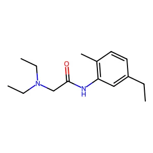 o-Acetotoluidide, 2-(diethylamino)-5'-ethyl- structure
