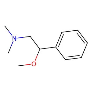 2-甲氧基-N,N-二甲基-2-苯基乙胺 structure