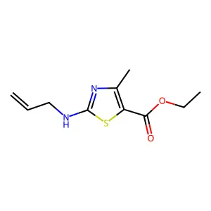 Ethyl 2-(allylamino)-4-methylthiazole-5-carboxylate structure