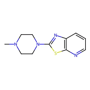 Thiazolo[5,4-b]pyridine, 2-(4-methyl-1-piperazinyl)- structure