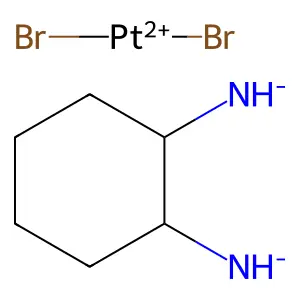 Platinum,2-cyclohexanediamine-N,N')-,(SP-4-2) (1S:trans)- structure