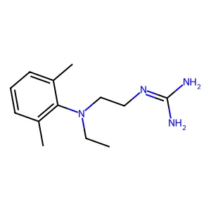 Guanidine, (2-(N-ethyl-2,6-xylidino)ethyl)- structure