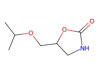 5-[(Propan-2-yloxy)methyl]-1,3-oxazolidin-2-one structure