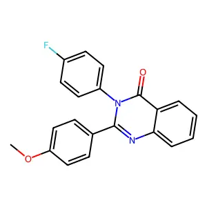 3-(4-Fluorophenyl)-2-(4-methoxyphenyl)quinazolin-4-one structure