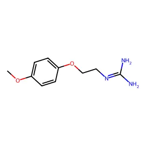 Guanidine, (2-(p-methoxyphenoxy)ethyl)- structure