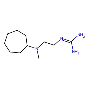 Guanidine, (2-(N-methylcycloheptylamino)ethyl)- structure