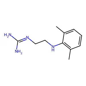 Guanidine, (2-(2,6-xylidino)ethyl)- structure