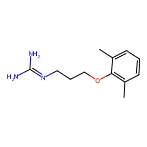 Guanidine, (3-(2,6-xylyloxy)propyl)- structure