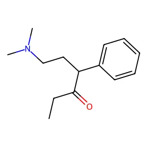 4-Hexanone, 1-dimethylamino-3-phenyl- structure