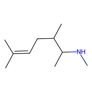 N,1,2,5-四甲基-4-己烯胺 structure