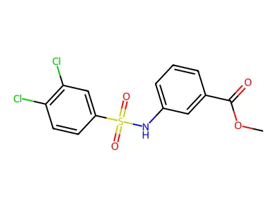 Methyl 3-((3,4-dichlorophenyl)sulfonamido)benzoate structure