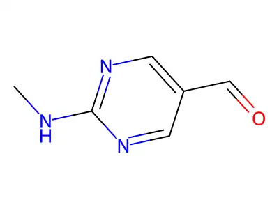 2-(Methylamino)pyrimidine-5-carbaldehyde structure