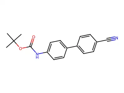 4-(4'-Cyanophenyl)-1-N-Boc-aniline structure