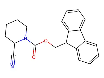 2-Cyano-1-N-Fmoc-piperidine structure