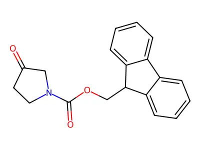 1-N-Fmoc-3-Pyrrolidinone structure