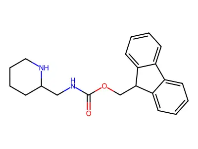 2-N-Fmoc-aminomethyl piperidine structure