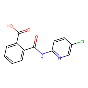 2-[(5-Chloropyridin-2-yl)carbamoyl]benzoic acid structure