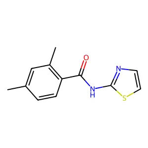 2,4-dimethyl-N-(1,3-thiazol-2-yl)benzamide structure