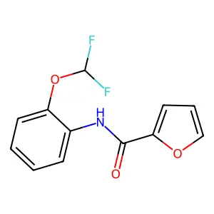 N-[2-(difluoromethoxy)phenyl]furan-2-carboxamide structure