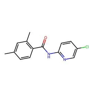 N-(5-chloropyridin-2-yl)-2,4-dimethylbenzamide structure