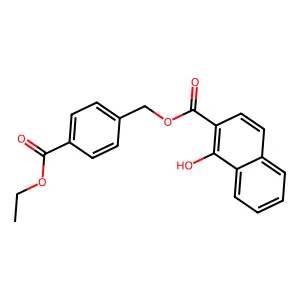 4-(Ethoxycarbonyl)benzyl 1-hydroxy-2-naphthoate structure