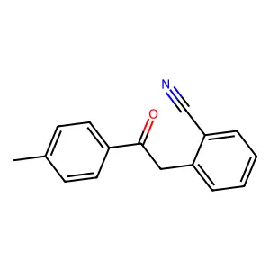 2-[2-(4-Methylphenyl)-2-oxoethyl]benzonitrile structure