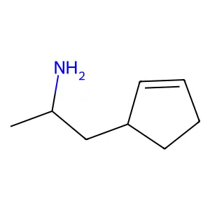 2-(2-环戊烯基)-1-甲基乙胺 structure