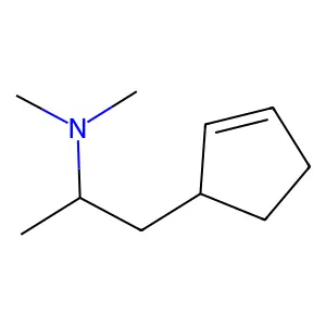 2-(2-环戊烯基)-N,N,1-三甲基乙胺 structure