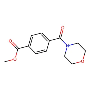 Methyl 4-(morpholine-4-carbonyl)benzoate structure