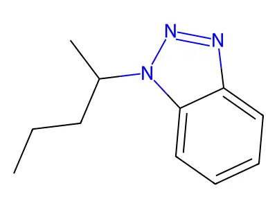 1-(pentan-2-yl)-1H-1,2,3-benzotriazole structure