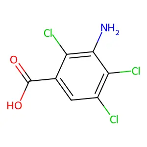 3-Amino-2,4,5-trichlorobenzoic acid structure