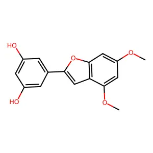 5-(4,6-Dimethoxy-2-benzofuranyl)-1,3-benzenediol structure