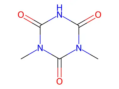 1,3-Dimethyl-1,3,5-triazinane-2,4,6-trione structure