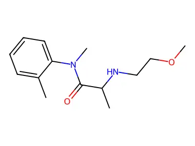 N~2~-(2-Methoxyethyl)-N-methyl-N-(2-methylphenyl)alaninamide structure