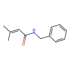 2-Butenamide, 3-methyl-N-(phenylmethyl)- structure