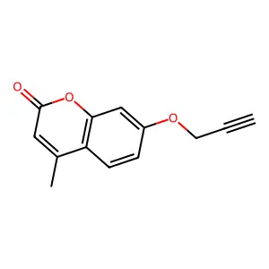 4-Methyl-7-(2-propyn-1-yloxy)-2H-1-benzopyran-2-one structure