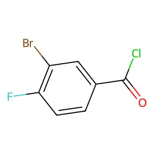 3-溴-4-氟苯甲酰氯 structure