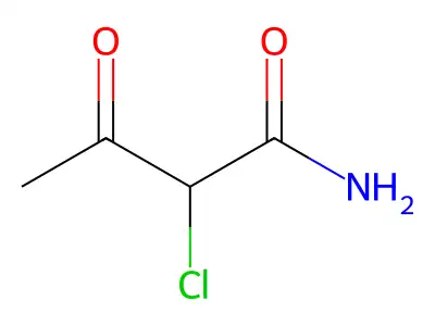 Butanamide, 2-chloro-3-oxo- structure