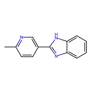 2-(6-methylpyridin-3-yl)-1H-benzimidazole structure