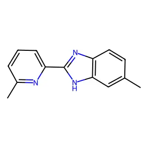 Benzimidazole, 5-methyl-2-(6-methyl-2-pyridyl)- structure