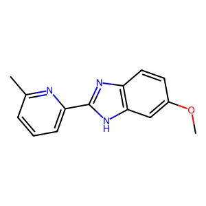 6-Methoxy-2-(6-methylpyridin-2-yl)-1H-benzimidazole structure