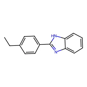 2-(4-ethylphenyl)-1H-benzimidazole structure